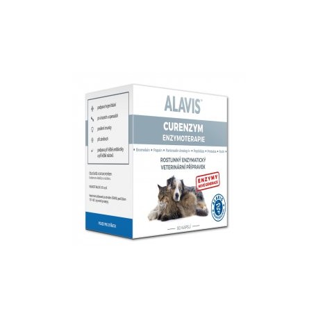 Alavis Curenzym Enzymtherapie für Hunde und Katzen 80 cps.