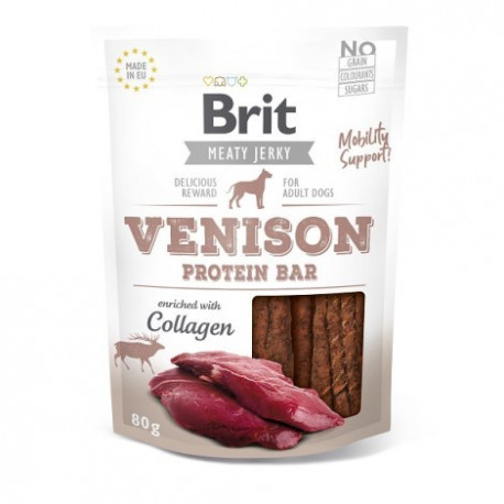 Brit Jerky Venison Protein Bar 80 g