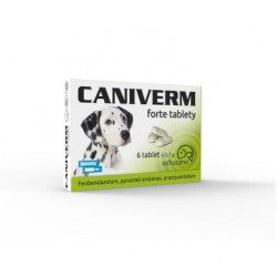 Caniverm forte für Hunde und Katzen 6 Tabletten x 0,7 g